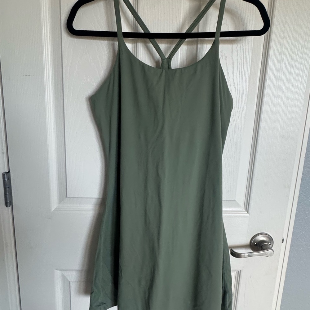 Altar'd State Green Athletic Dress w Shorts